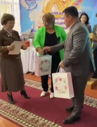 Қазақстан Республикасы білім ағарту министрі Ғ.Бейсенбаевтың алғыс хаты